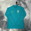 Sweat Zippé Brésil Bleu