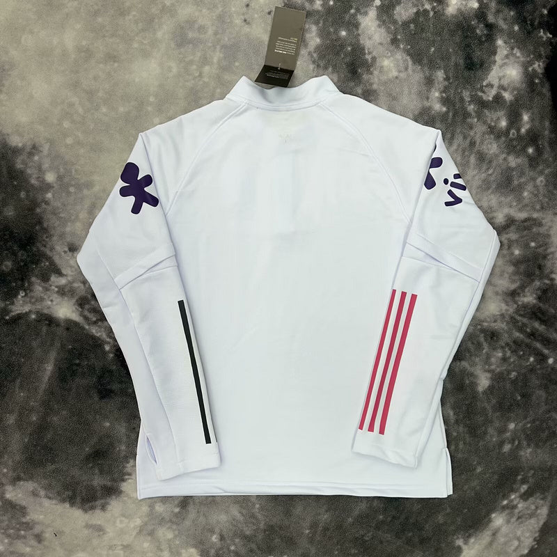Sweat Zippé Brésil Blanc