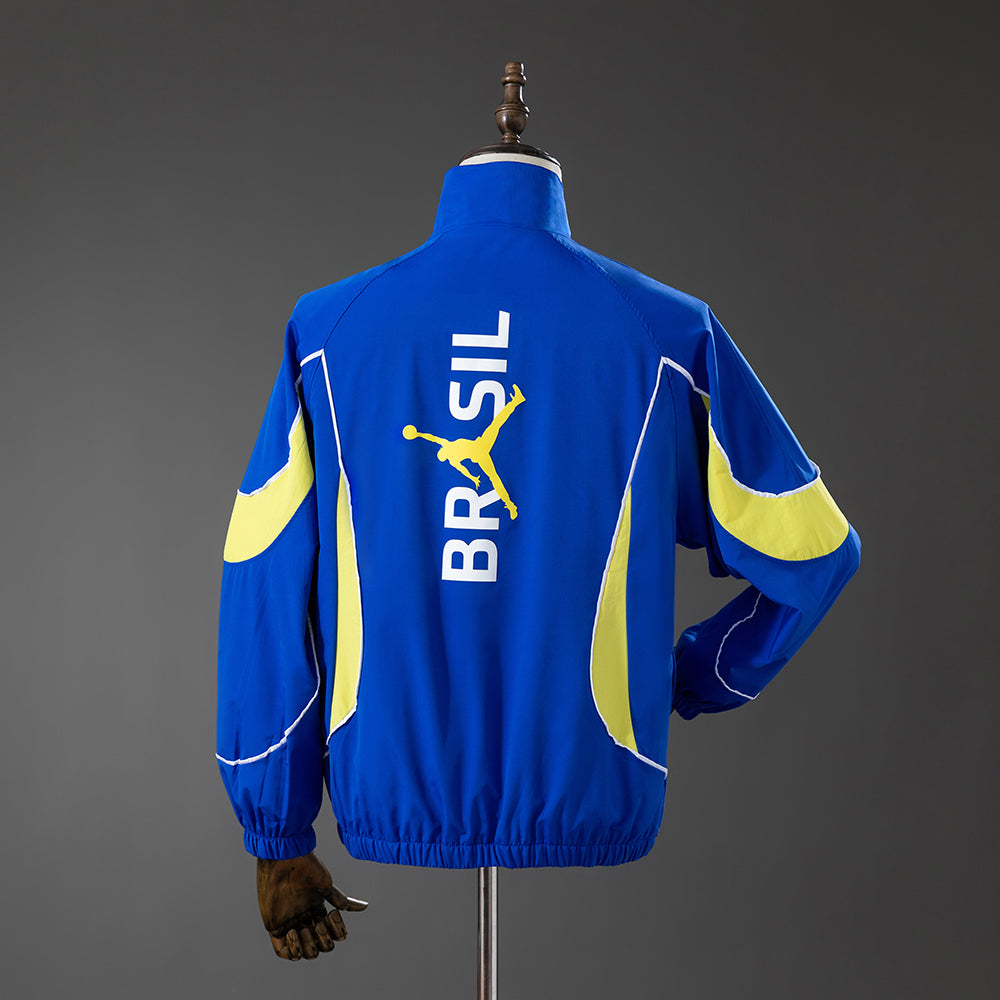 Survêtement Brésil x Jordan Bleu