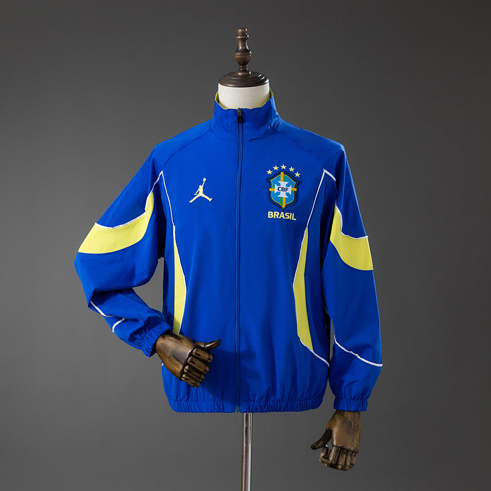 Survêtement Brésil x Jordan Bleu