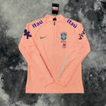 Sweat Zippé Brésil Rose Saumon
