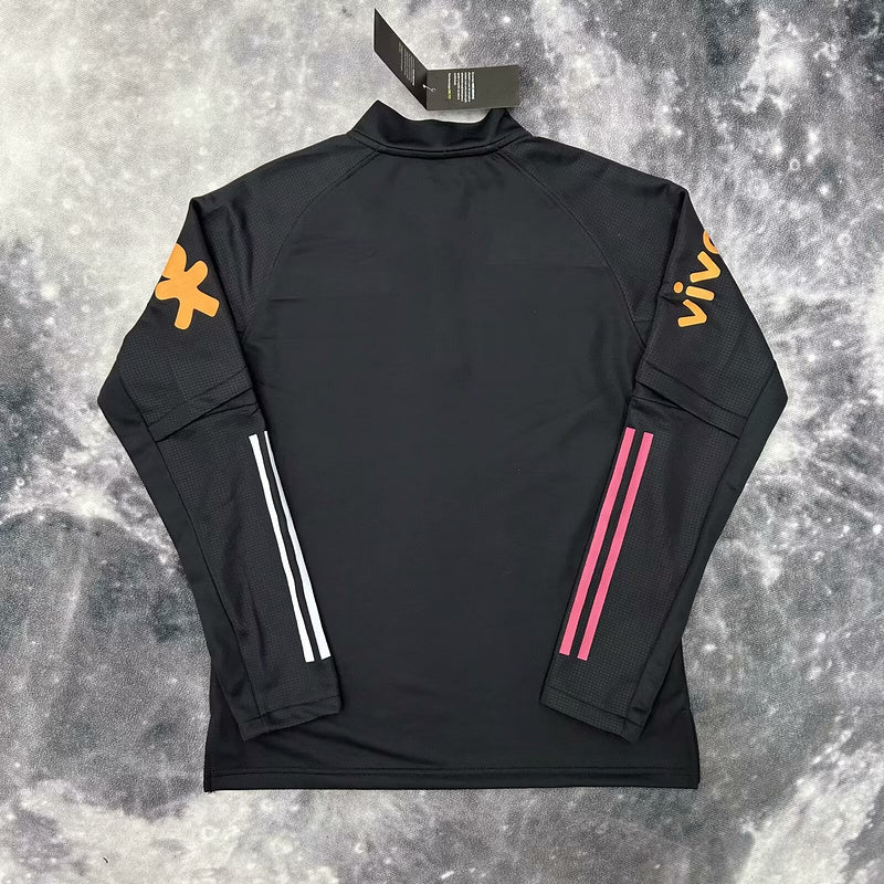 Sweat Zippé Brésil Noir